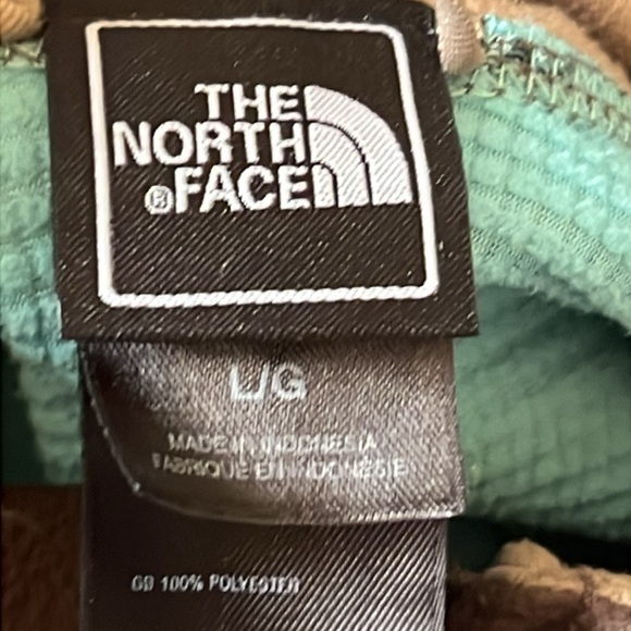 The North Face Apex Jacket Brown Fleece Lined Full Zip Long Sleeves Size Large - Picture 6 of 7